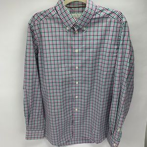 Eton of Sweden Contemporary Fit L/S Plaid Large